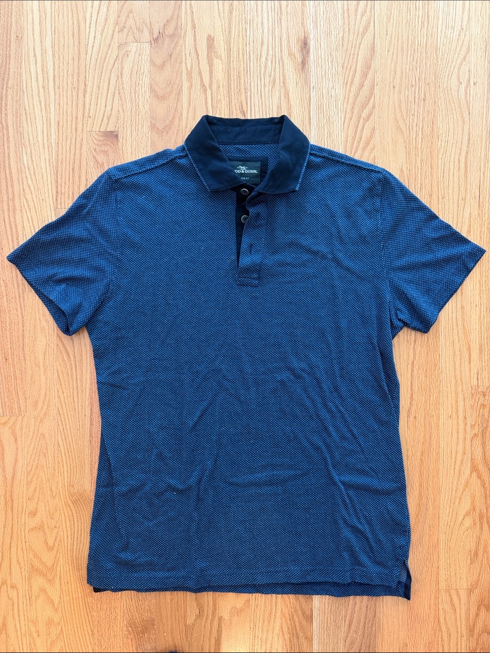 Rodd & Gunn Deep Navy Textured Polo